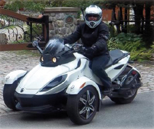 Cours de moto 3 roues